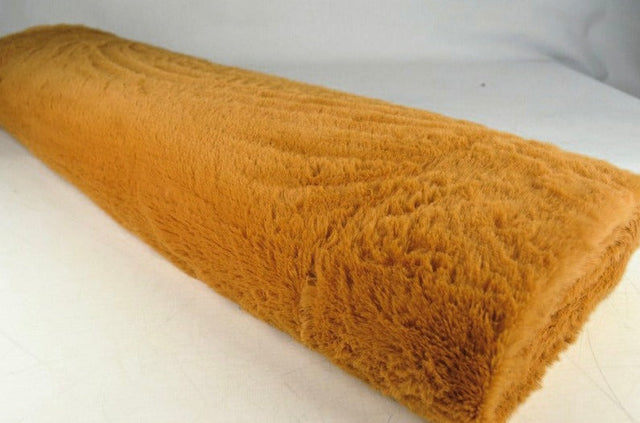 Currygul mjuk plysch – 10 mm lugg & tvärsgående stretch (bild 2 av 5)