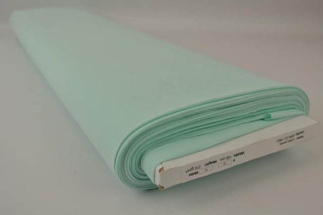 Mintgrön bomullsjersey – naturlig, andningsbar & stretchig (bild 2 av 8)