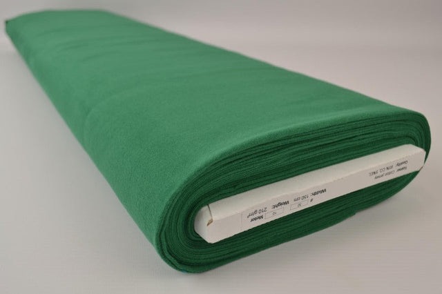 Mörk grön bomullsjersey – naturlig, andningsbar & stretchig (bild 2 av 8)