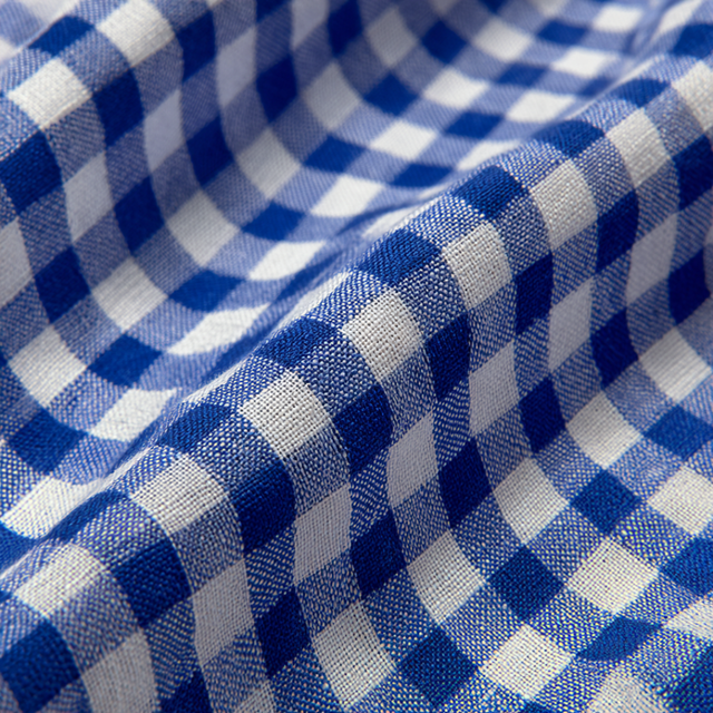 LJUSROSA 6,5 MM GINGHAM RÄNDER – OEKO-TEX BOMULL, LÄTT & ANDNINGSBART