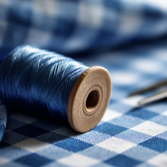 RÖD 6,5 MM GINGHAM RUTOR – OEKO-TEX BOMULL, LÄTT & ANDNINGSBART