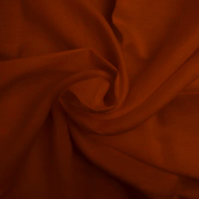 TERRAKOTTAFÄRGAD TENCELLINO (TENCEL™/LINNE) – MJUK TWILLVÄVD KVALITET