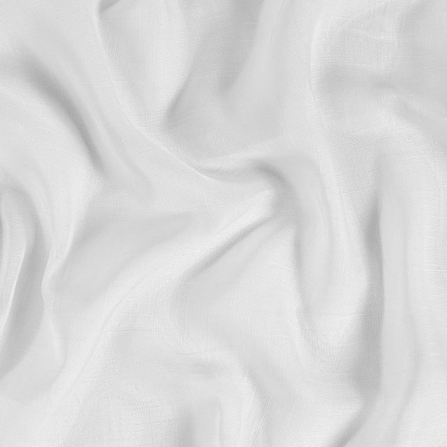 BRANDHÄMMANDE SEMI-TRANSPARENT NATUREL GARDINTYG - VIT