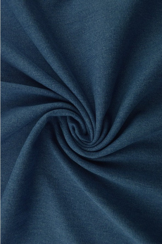Blå tvättad denim med stretch (bild 1 av 3)