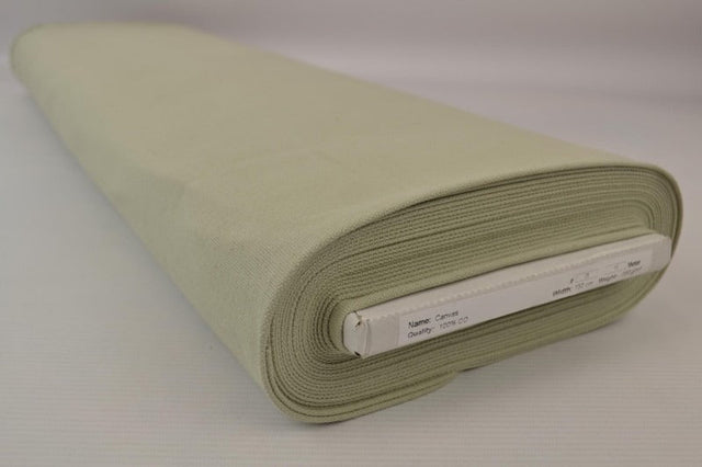 SØLVGRÅ BOMULDSCANVAS – TÆTVÆVET 350 g/m², OEKO-TEX produkt