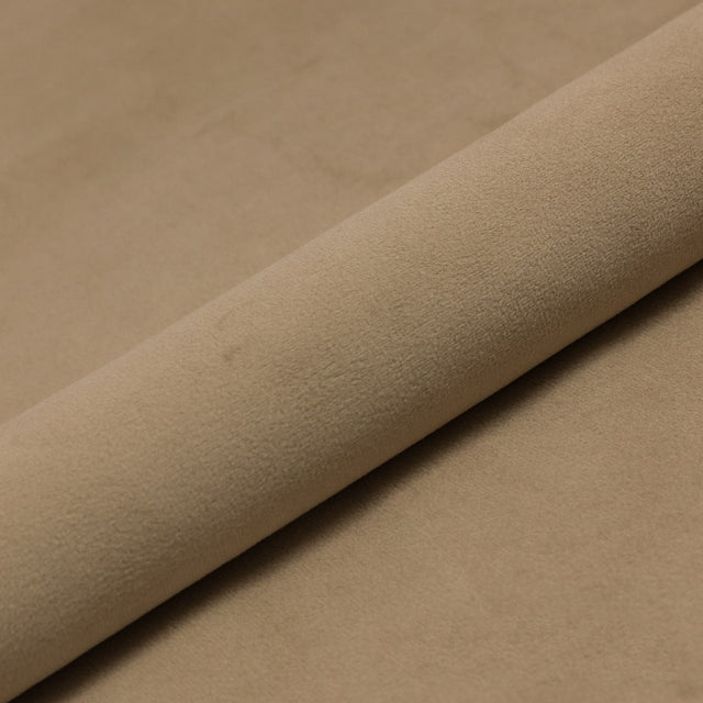GYLLENE KAMELBRUN CASABLANCA MÖBELVELOUR – MIKROSUEDE & SLITSTARK