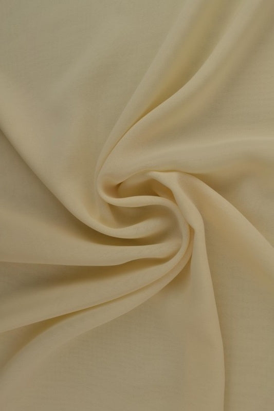 Champagne chiffong – lätt, transparent & med vackert fall (bild 1 av 7)