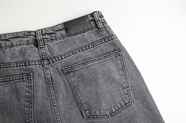 Brun otvättat denim med stretch – 370 g/m² (bild 3 av 4)