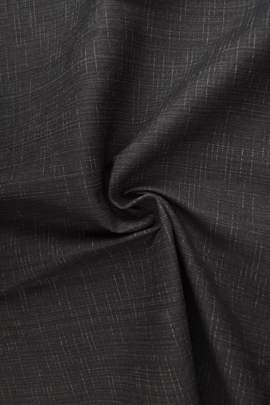Svart otvättat denim med stretch – 370 g/m² (bild 1 av 9)
