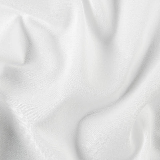 FLAMSKYDDAT SEMI-TRANSPARENT ETAMINE GARDINTYG - VIT