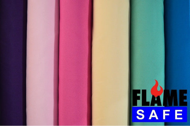 MÖRK BLÅ FLAMSKYDDAD BURLINGTON – EVENT & DEKORATION