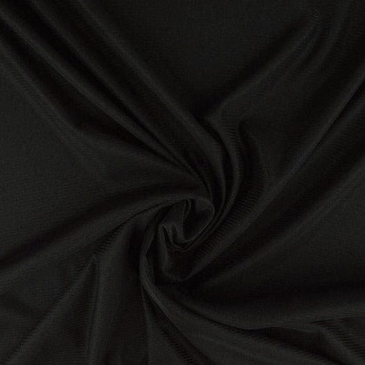 Svart charmeuse foder med stretch (bild 1 av 2)