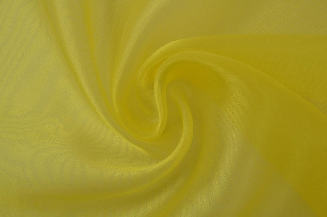 Gul organza – transparent & glänsande (bild 3 av 7)