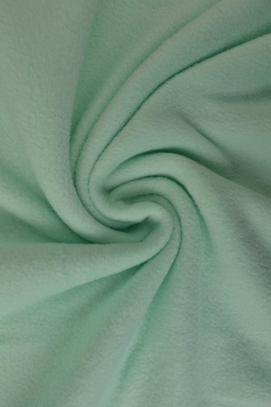 Ljus mintgrön polar fleece – anti-pilling, varm & lätt (bild 1 av 7)