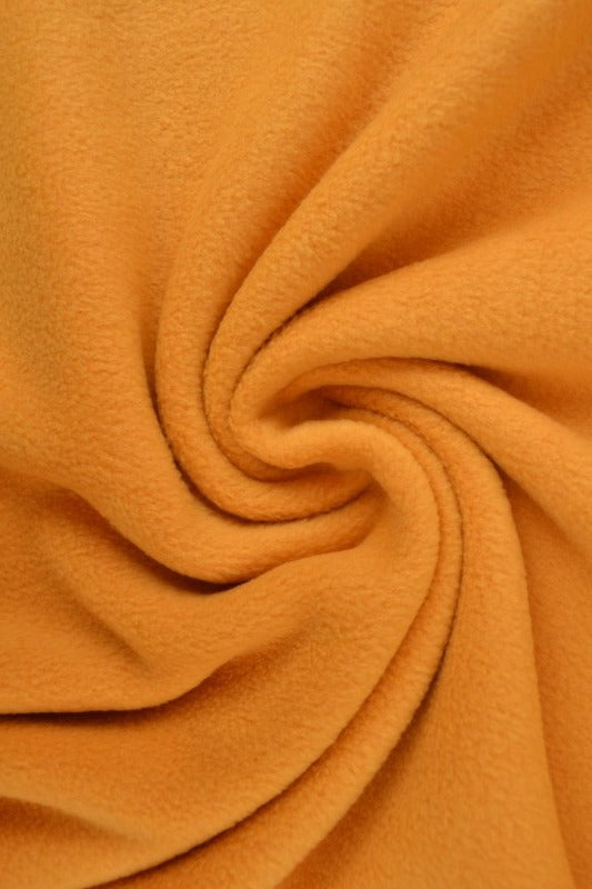 Ljus currygul polar fleece – anti-pilling, varm & lätt (bild 1 av 7)