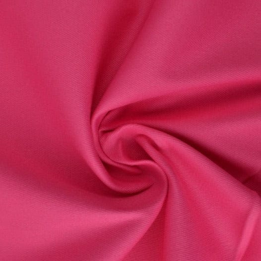 Fuchsia bomullstwill med stretch – diagonal twill & formfast komfort (bild 1 av 7)