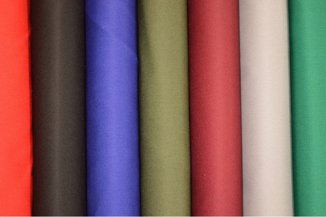 Orange bomullstwill – kraftigt och formstabilt tyg (bild 6 av 7)