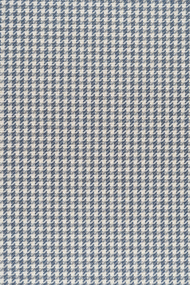 Denimblå hundtand Kenia möbeltyg – hundtand & OEKO-TEX (bild 2 av 8)