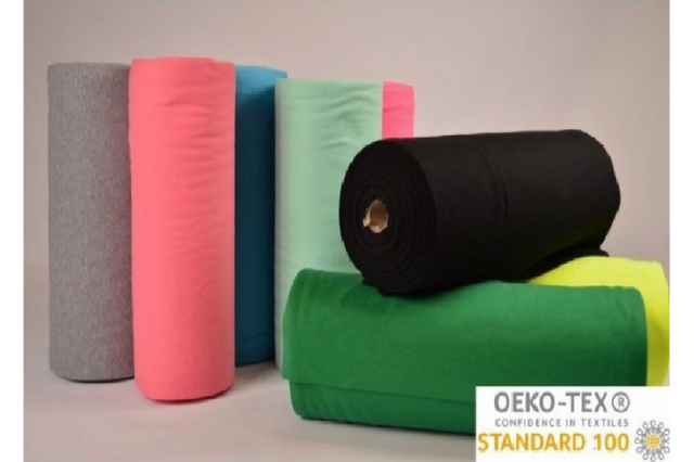 VINTAGEGRÖN MUDDVÄV – BOMULLSMUDD MED STRETCH & OEKO-TEX