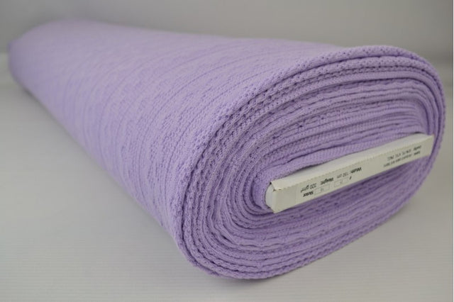 Lavendel kabelstickad jacquard (bild 2 av 2)