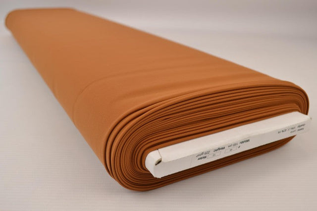 Mörk karrygul lycra – 4-vägs stretch & snabbtorkande (bild 2 av 7)
