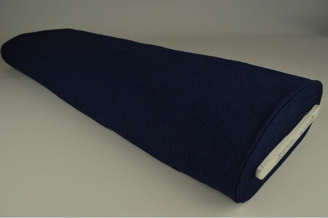 Mörkblå tvättad denim med stretch (bild 2 av 3)