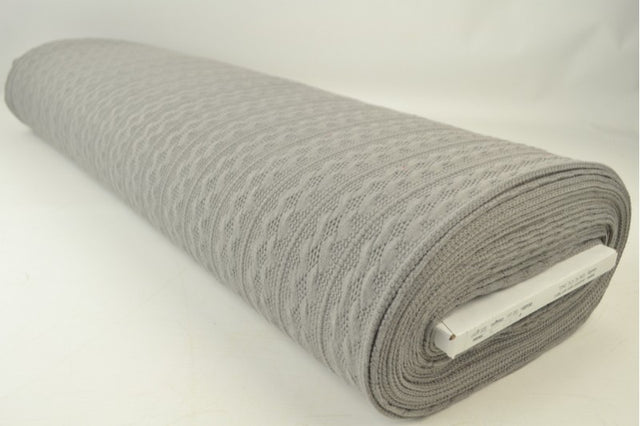 Mörkgrå kabelstickad jacquard (bild 2 av 2)