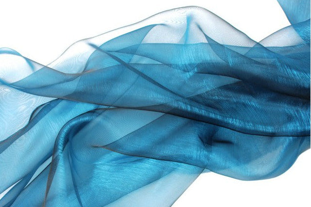 Mandarinorange organza – transparent & glänsande (bild 6 av 7)