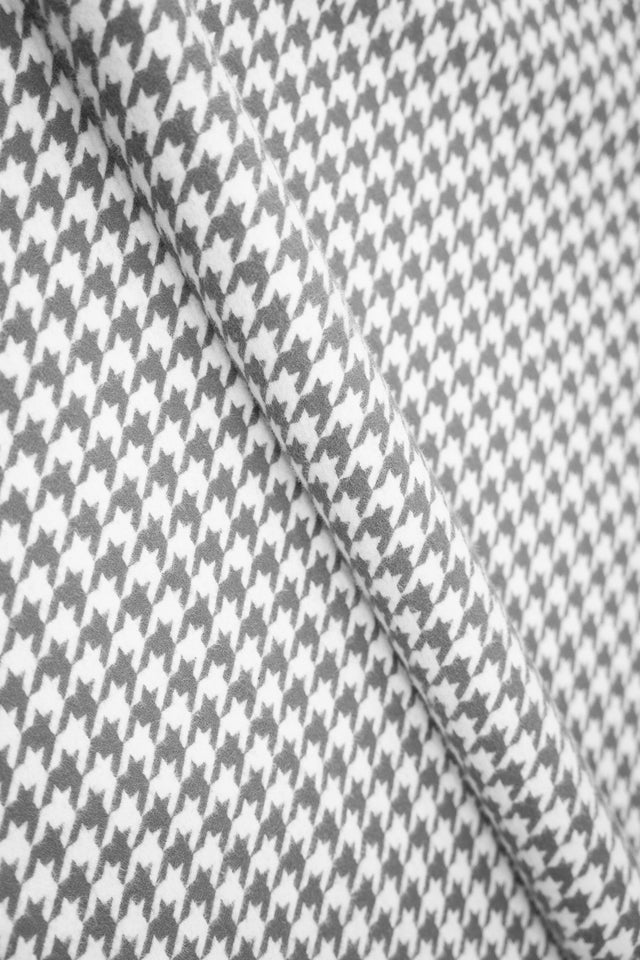 NEUTRAL STENGRÅ HUNDTAND PETIT HUNDTAND MÖBELTYG – NYLON & EXTREM SLITSTYRKA