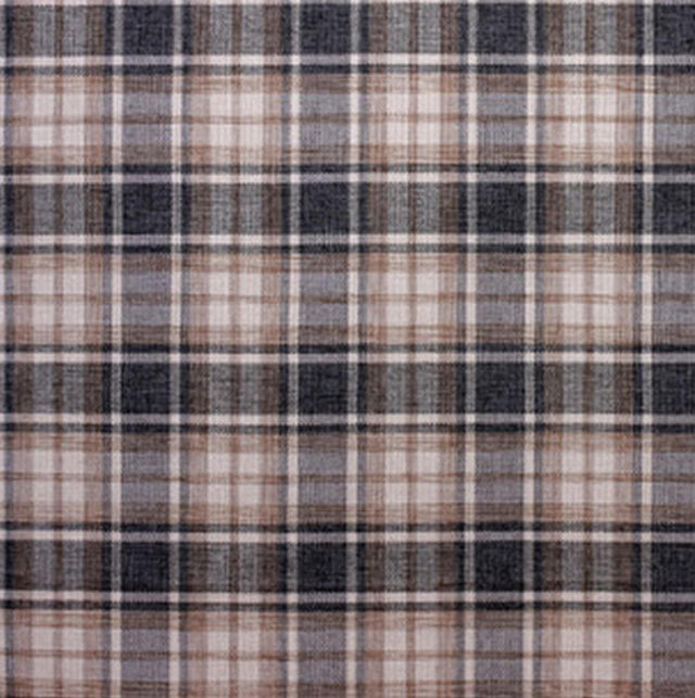 GRÅ-BEIGE SKOTSKRUTIGT TARTAN MÖBELTYG – SKOTSKRUTIGT & OEKO-TEX