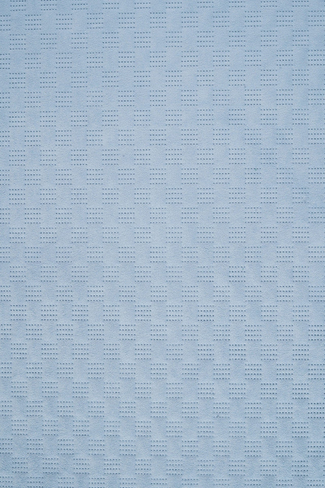 Ljus himmelsblå Uttario velvet 3D – quiltad velour med fint vågmönster (bild 2 av 3)