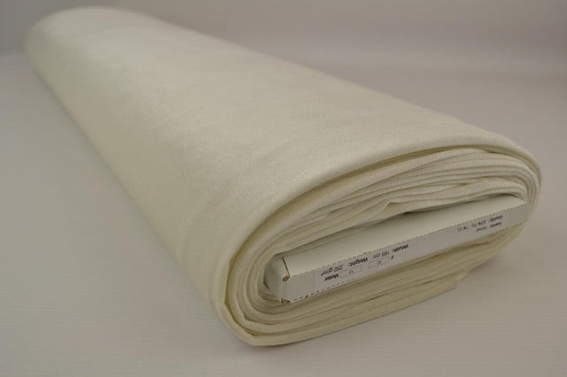 Råvit velour med stretch – mjuk stickad kvalitet (bild 2 av 6)