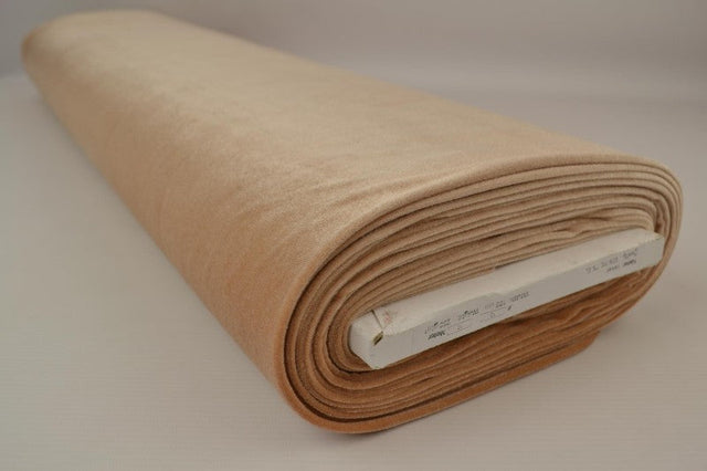 Kamelfärgad velour med stretch – mjuk stickad kvalitet (bild 2 av 6)