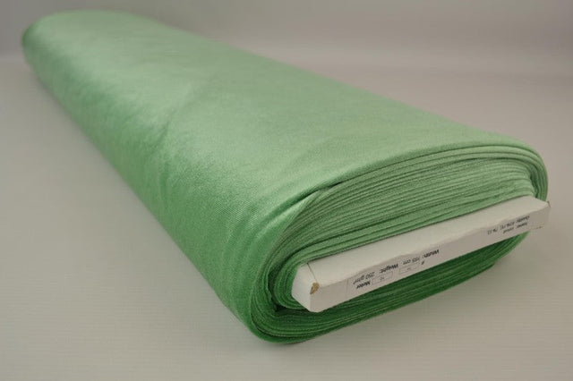 Grön velour med stretch – mjuk stickad kvalitet (bild 2 av 6)