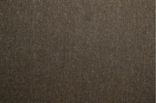 Brun och svart tweed med fiskbensmönster (bild 3 av 3)