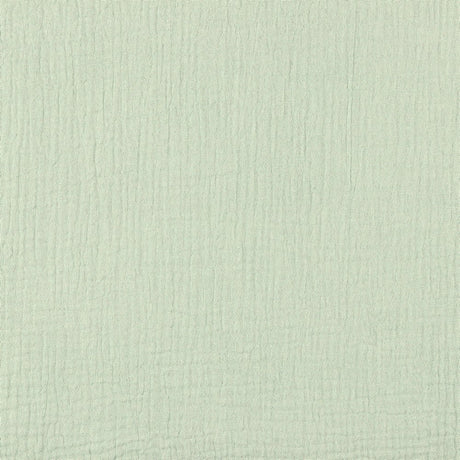 MINTGRÖN DOUBLE GAUZE EKOLOGISK MUSLIN – MJUK & ANDNINGSBAR