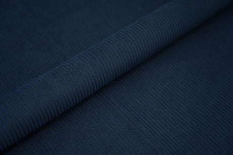 Navy sammet möbeltyg – 5 mm manchester (bild 1 av 3)