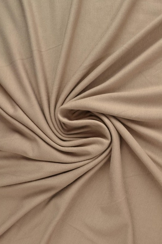 Taupe viskosjersey – mjuk, andningsbar & elastisk (bild 1 av 4)