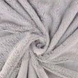 Grå mjuk plysch – 10 mm lugg & tvärsgående stretch (bild 1 av 5)