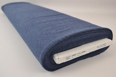 Mörk jeans melange bomullsjersey – naturlig, andningsbar & stretchbar (bild 2 av 7)