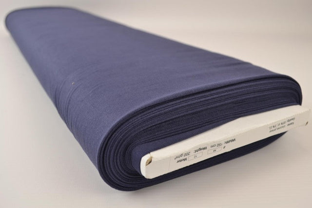 Navy viskosjersey – mjuk, andningsbar & elastisk (bild 2 av 4)