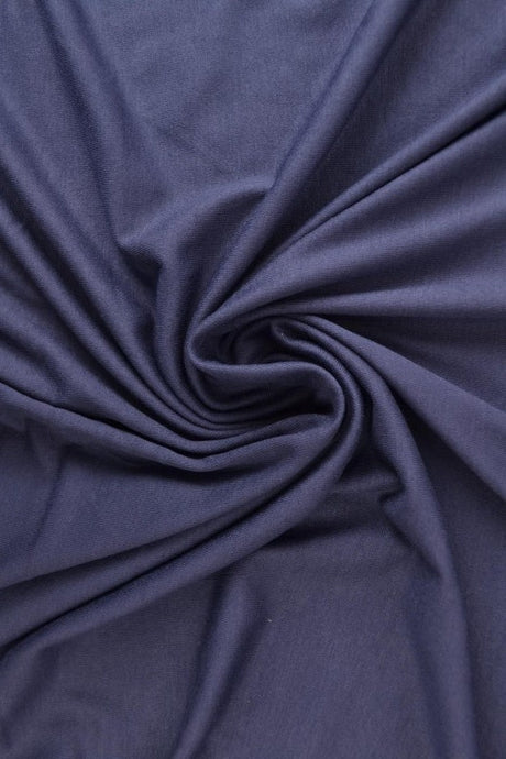 Navy viskosjersey – mjuk, andningsbar & elastisk (bild 1 av 4)