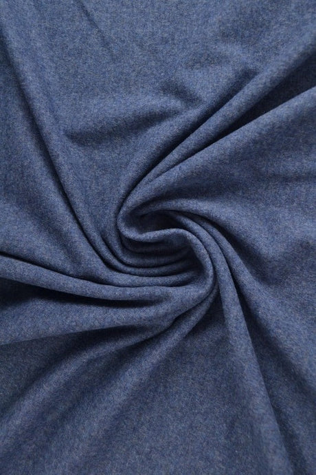 Mörk jeans melange bomullsjersey – naturlig, andningsbar & stretchbar (bild 1 av 7)