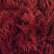 Bordeaux långhårig plysch – 30 mm lugg & tvärsgående stretch (bild 1 av 5)