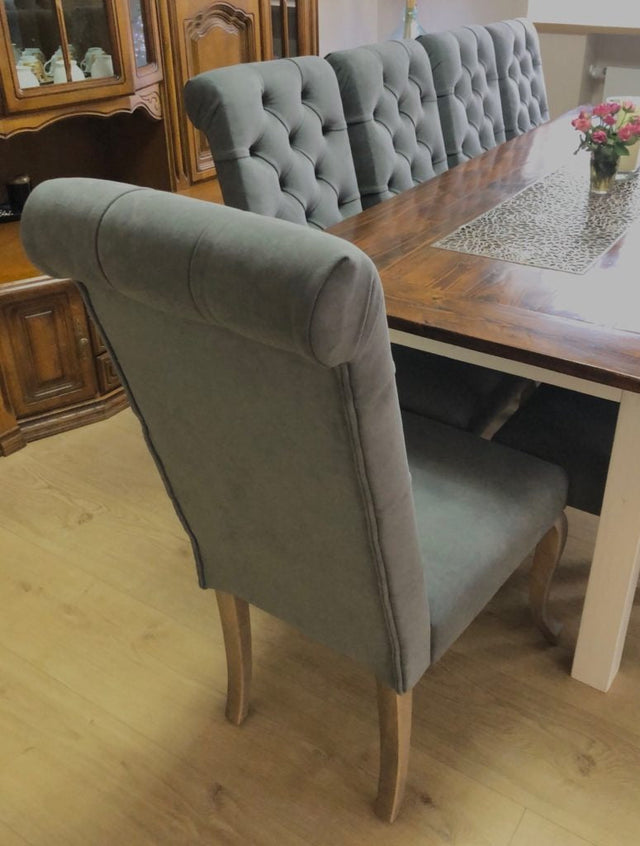 Sand tjock matt velour möbeltyg med fleecebaksida (bild 3 av 3)