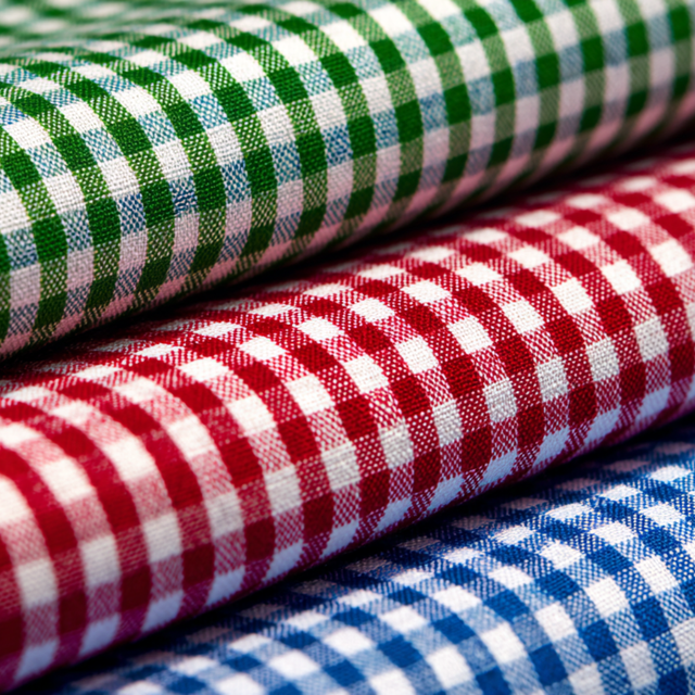NAVY 6,5 MM GINGHAM RÄNDER – OEKO-TEX BOMULL, LÄTT & ANDNINGSBART