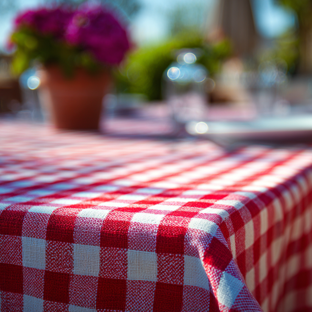 ROSA 6,5 MM GINGHAM RÄNDER – OEKO-TEX BOMULL, LÄTT & ANDNINGSBART