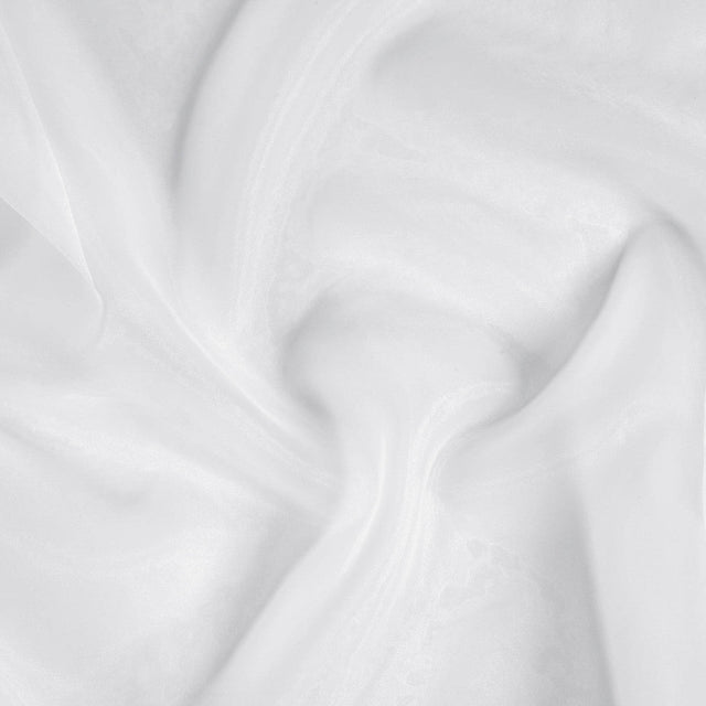 FLAMSKYDDAT ORGANZA GARDINTYG - VIT