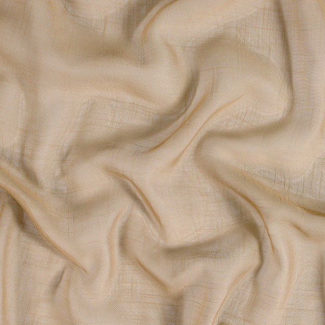 BRANDHÄMMANDE SEMI-TRANSPARENT NATUREL GARDINTYG - BEIGE