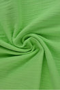 Limegrön double gauze musslin – mjuk & andningsbar (bild 1 av 5)